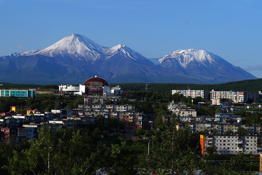 Foto de paisaje de Petropavlovsk, Kamchartka