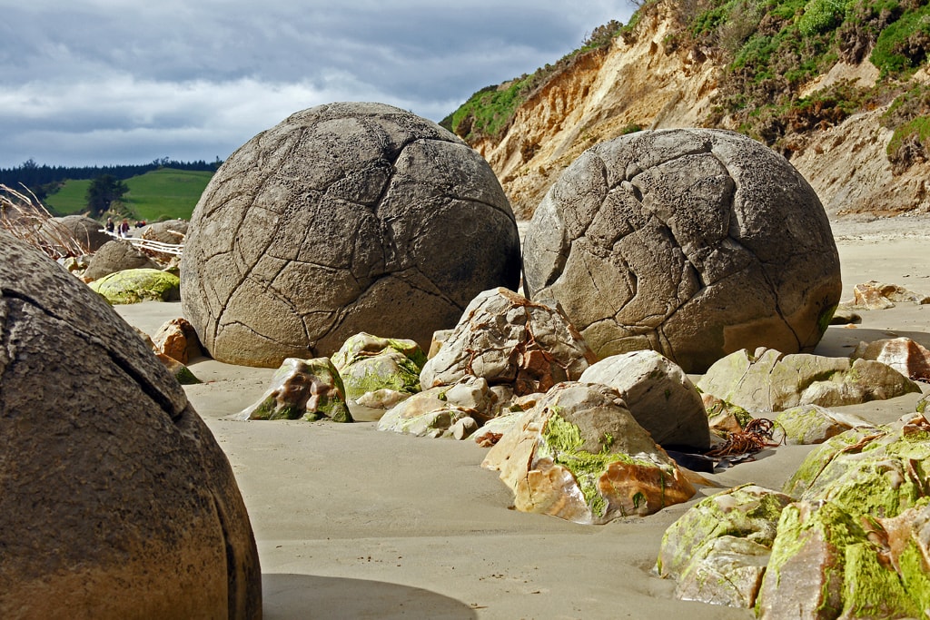 Playa de los Boulders, Nueva Zelanda